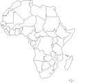 Croquis vide Afrique