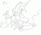 Croquis vide Europe